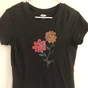 Black graphic tee